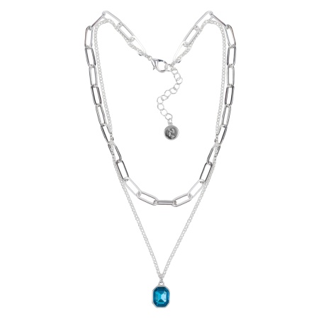 Колье Fiore Luna, Aquamarine, LN6103 S